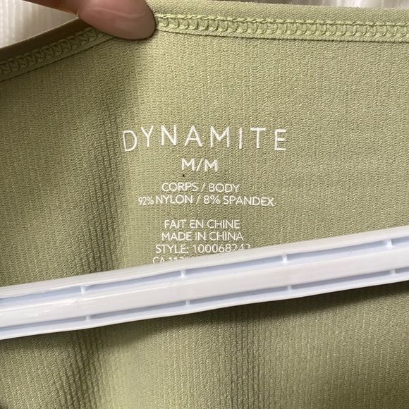 Cropped Green Garage Top - Picture 3 of 4